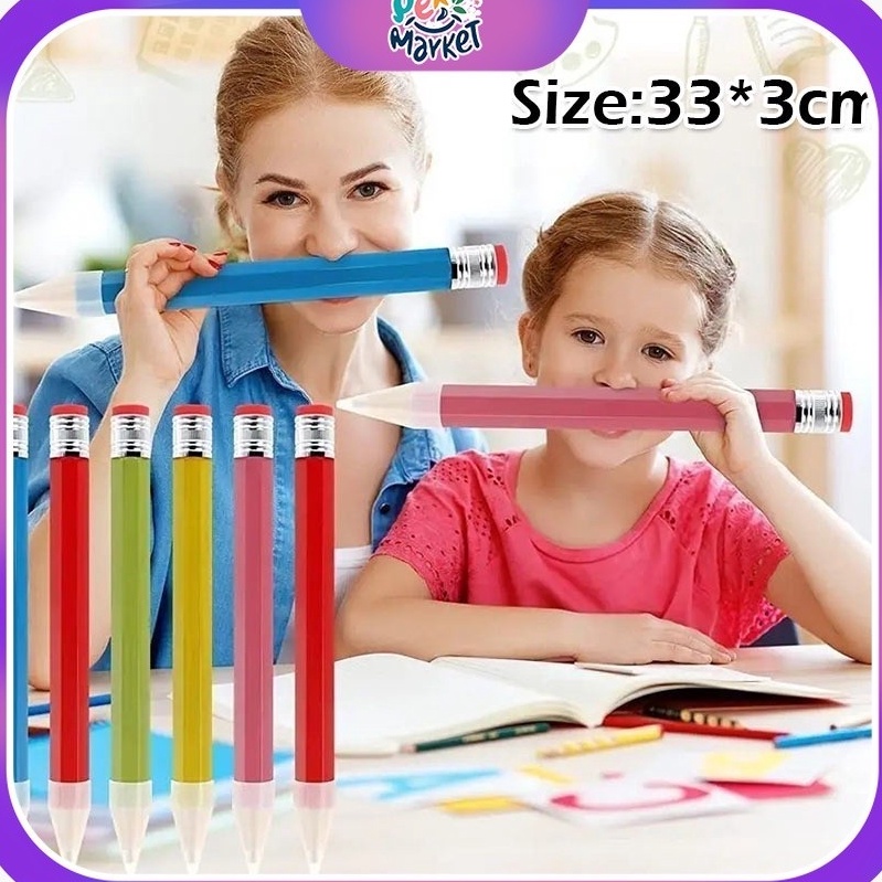 

ART O18Q 33 CM Mainan Pencil Pensil Jumbo Hiasan Photo Kado Pensil Jumbo Besar