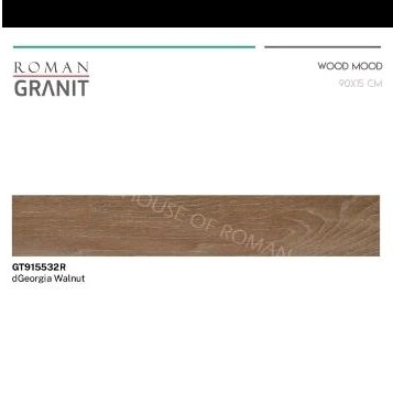 Granit Roman GT915532R dGeorgia Walnut 15x90 / granit Kayu / lantai kayu / Keramik Murah