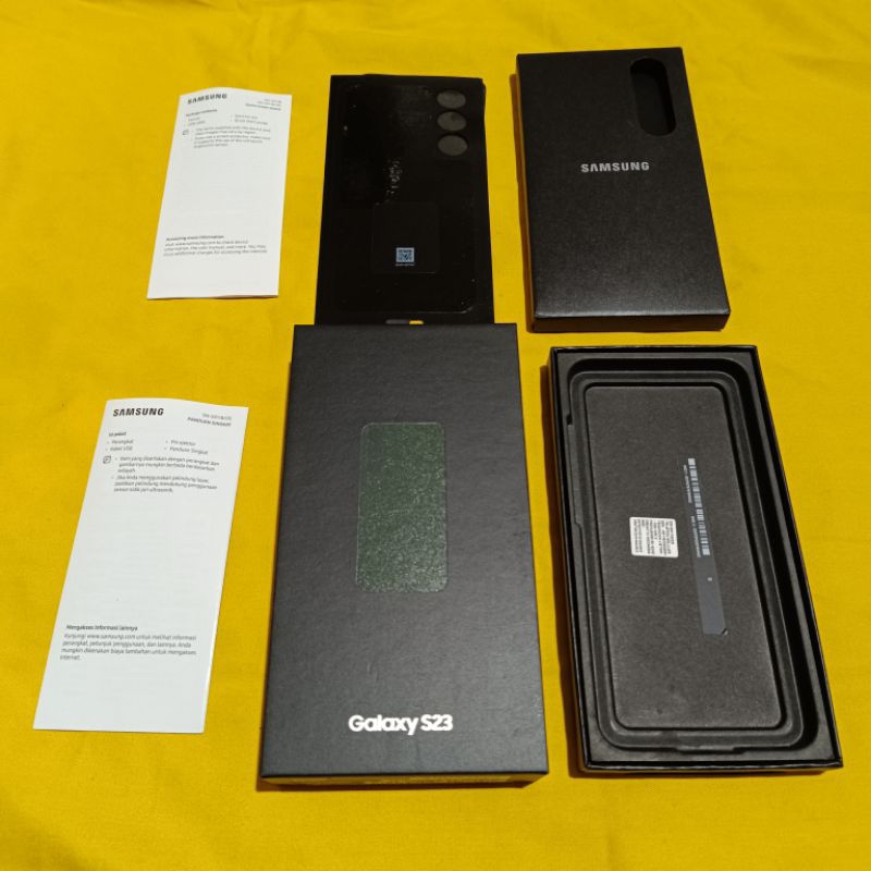 Dus Box Samsung S23 Original bekas copotan Asli