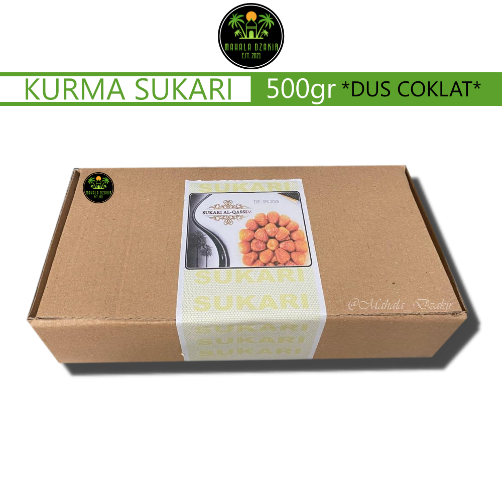 

Kurma Sukari Al-qassem 500gr/Kurma raja sukari best quality