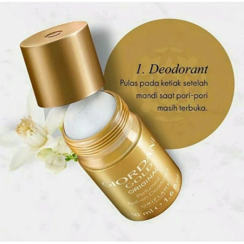 GIORDANI GOLD ORIGINALE PERFUMED ROLL-ON DEODORANT | DEODORANT GIORDANI GOLD ORIFLAME