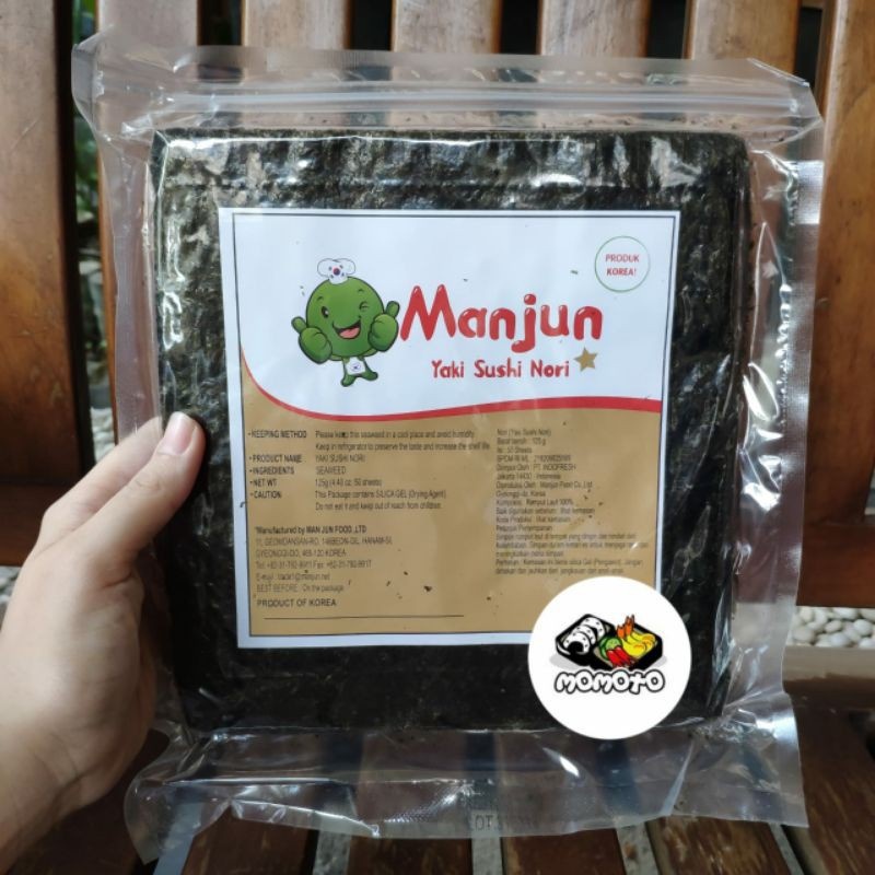 

(PROMO) Manjun Nori HALAL Seaweed Rumput Laut Sushi Gimbap Korean Yaki Sushi Nori