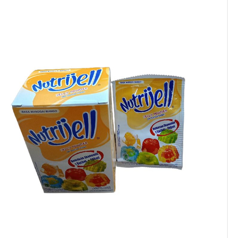 

nutrijel 400ml per pak /bubuk agar jelly pudding instan nutrijel plain aneka rasa