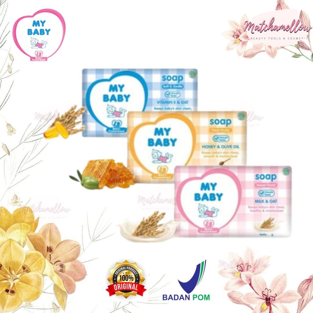 ❄️MATCHA❄️ MY BABY BAR SOAP NEW FRAGRANCE - CARE & PROTECT SWEET FLORAL FRESH