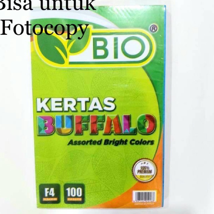 

KODE O1P8 Kertas Buffalo F4Folio 1 Pak Bio