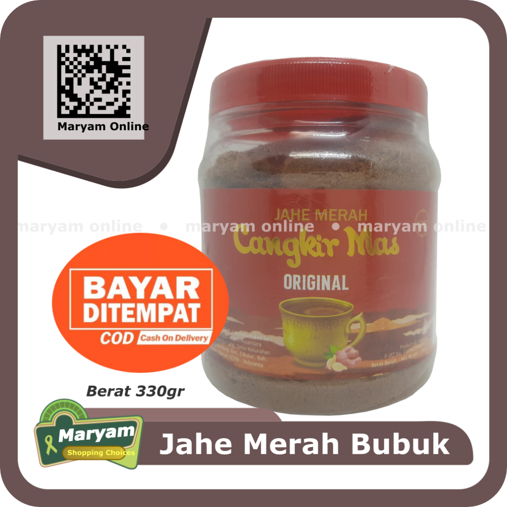 

[ PROMO ] Jahe Merah Cap Cangkir Mas Asli 330 gr - Harga Promo