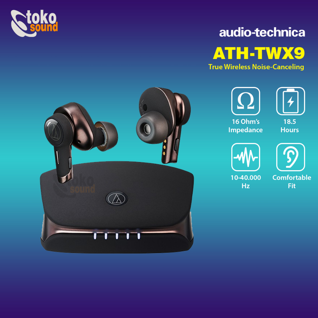 Audio Technica ATH-TWX9 ATH TWX9 - True Wireless TWS ANC