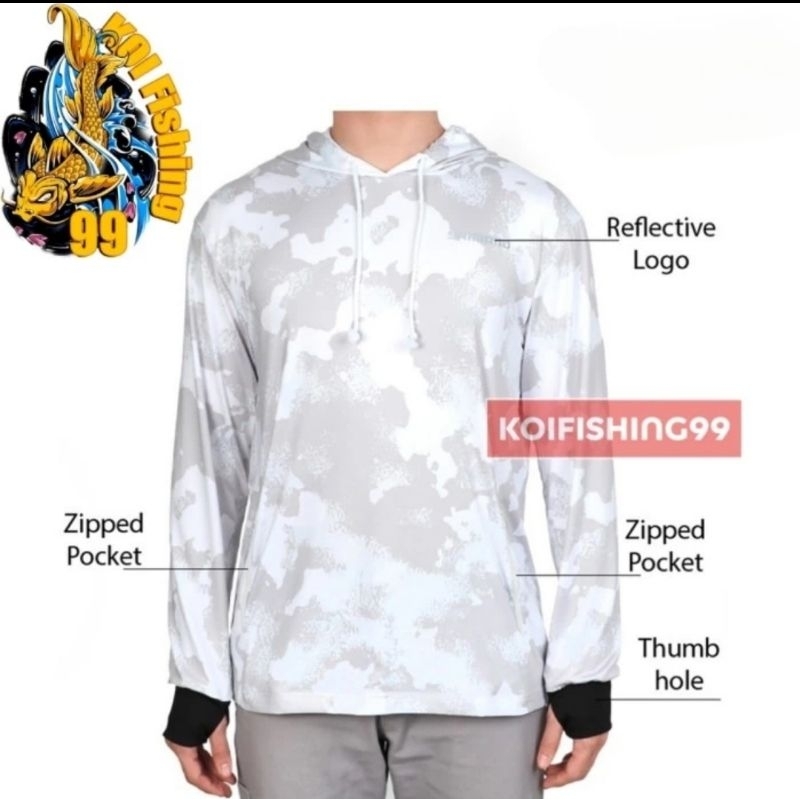 JERSEY MANCING ORIGINAL SHIMANO GT CAMOU LS HOODIE | ORIGINAL BEST SELLER