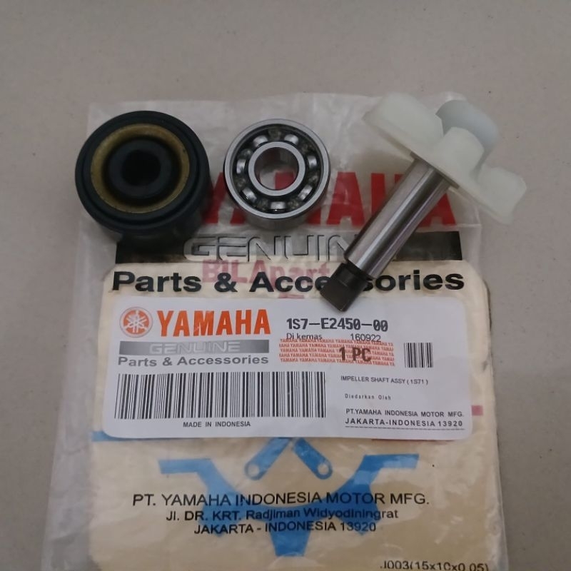Kipas Water Pump Set Komplit Bearing Waterpump Jupiter Mx Old New Vixion Old New Mx King (1S7) Ori