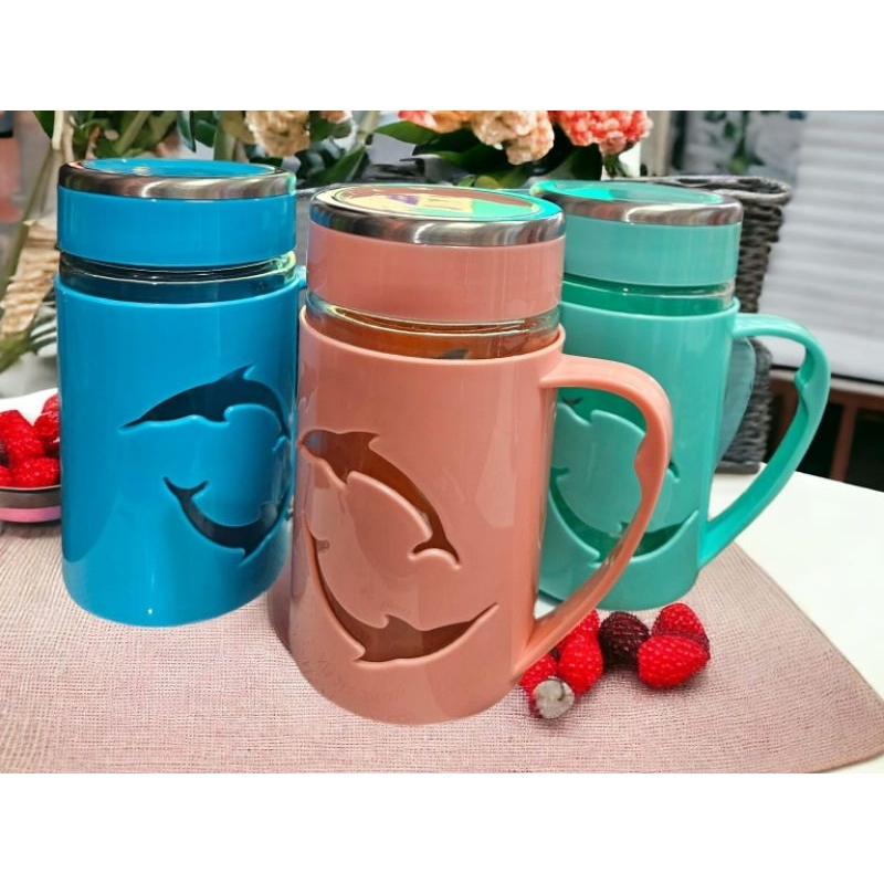 Tumble kaca / Botol air anak/ Botol minum kaca/ botol minum gagang