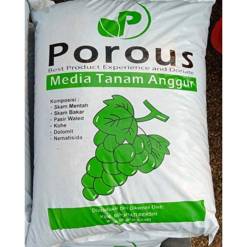 Media Tanam Anggur Porous