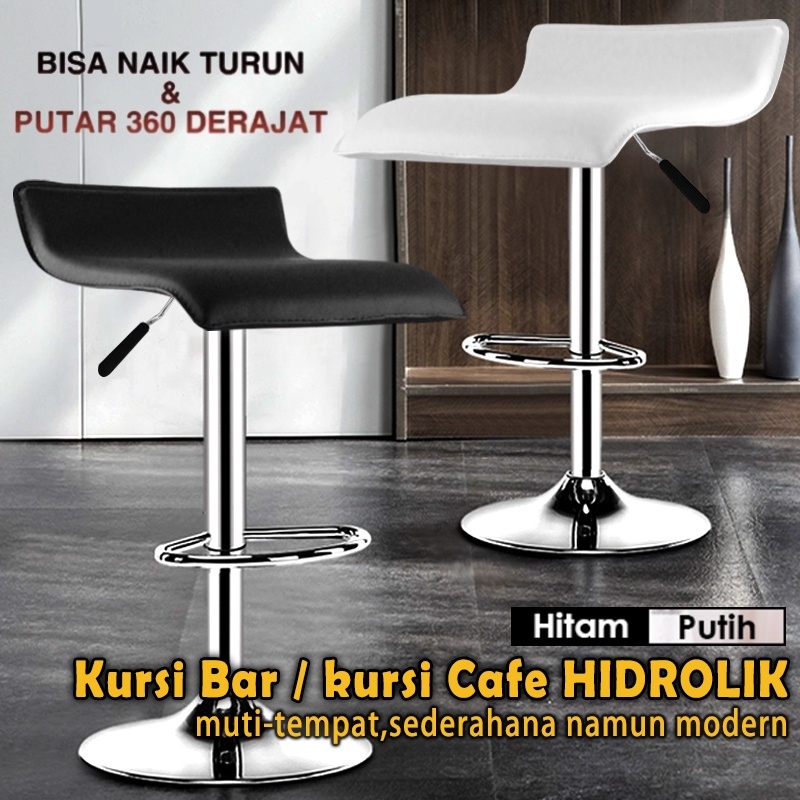 Laris_Unik SJY-1 kursi barstool hidrolik persegi Bangku bar chair kursi cafe kitchen set minimalis