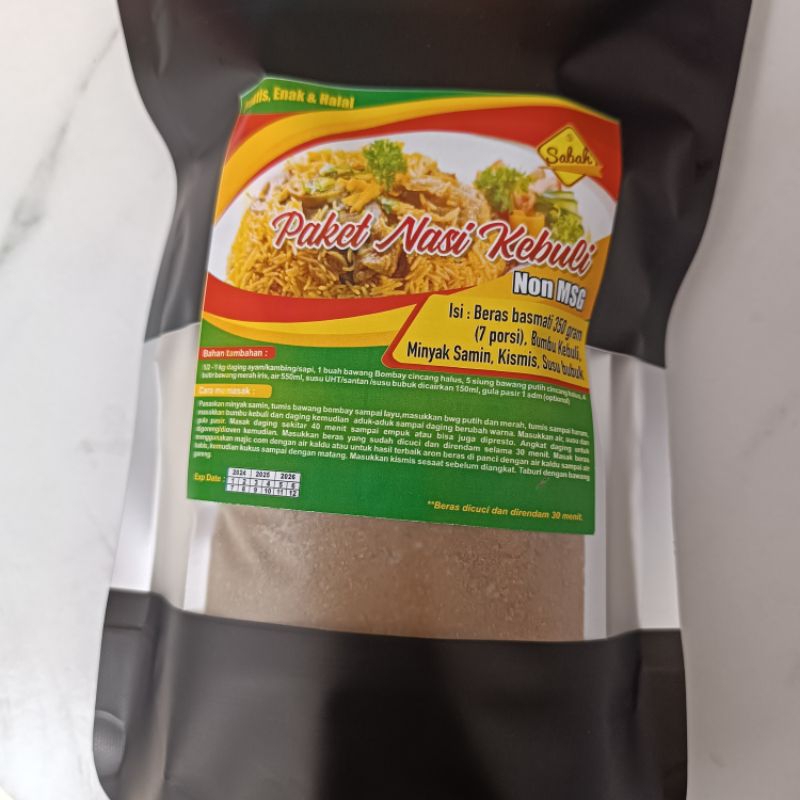 

Paket Kebuli Instan Komplit