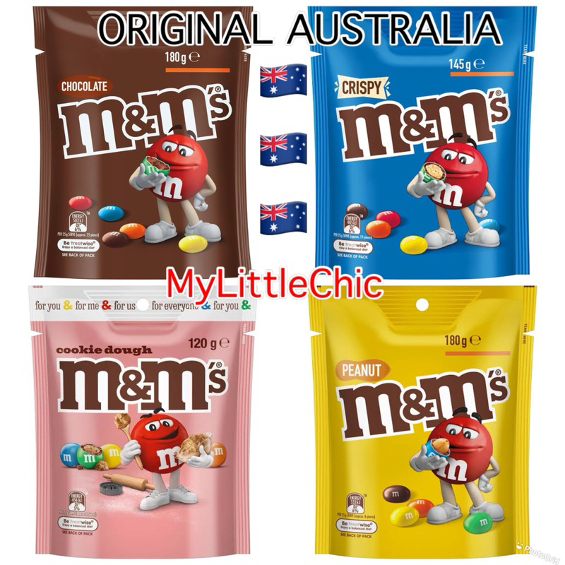 

M&M Chocolate / Peanut / Cookie / Crispy AUSTRALIA Share Bag - MM M&M’s Coklat snack