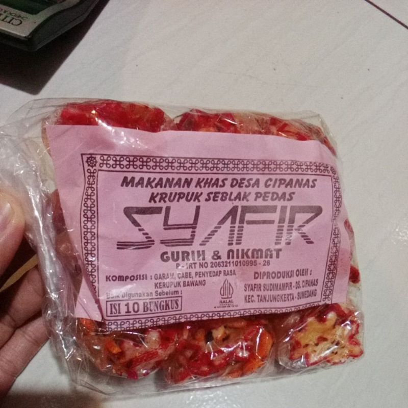 

Kerupuk Seblak Pedas