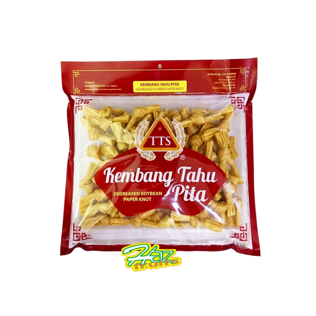 

Kembang tahu pita kering TTS - soybean paper knot / shabu2 hotpot 150 gram