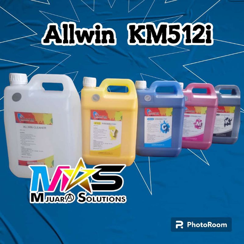 Tinta Allwin Printer Outdoor KM512i