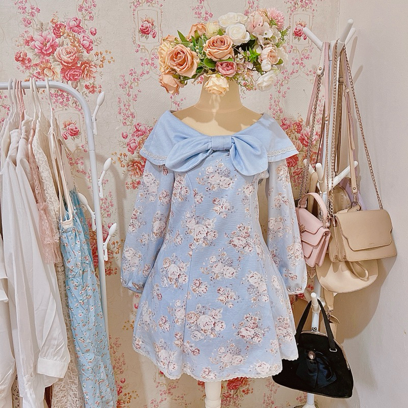 LIZ LISA | FLORAL SAILOR BABY BLUE
