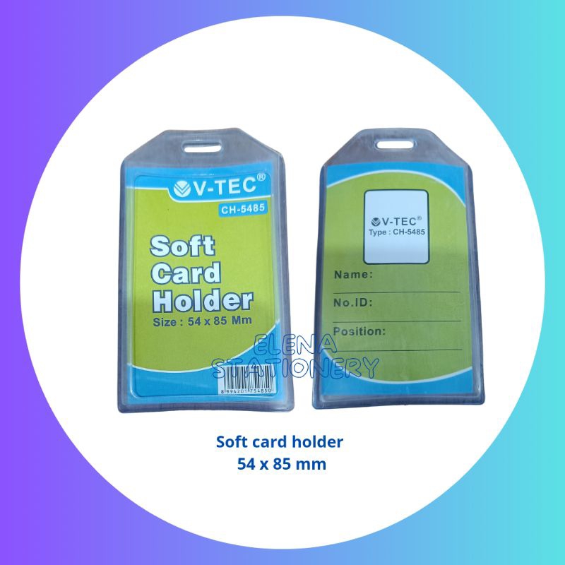 

soft card holder 54 * 85mm v tec