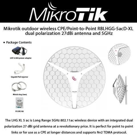 Mikrotik RBLHGG-5ACD-XL Embedded Wireless LHG 5ACD XL