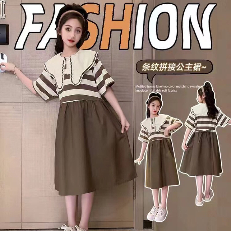 Dress anak perempuan | tunik anak perempuan 8-10 tahun