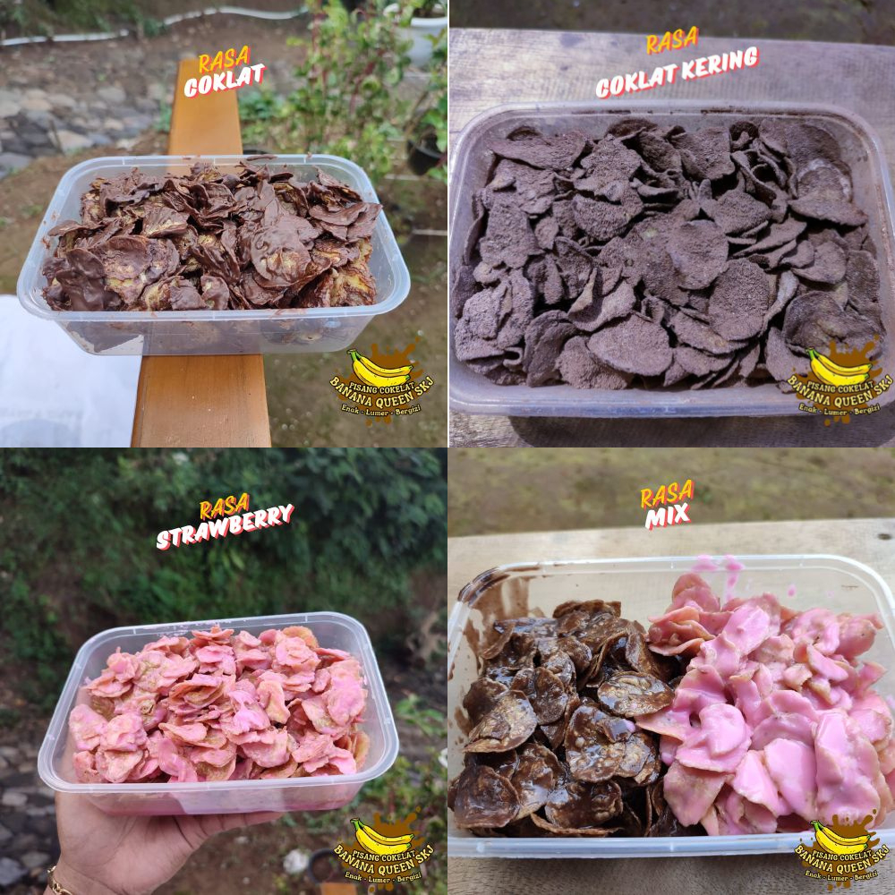 

Bananaqueenskj-Keripik pisang coklat lumer enak