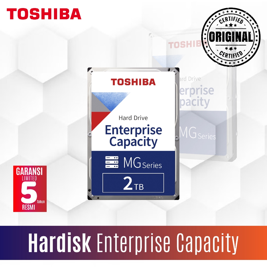 Toshiba MG Enterprise - Hardisk SAS Server 2TB