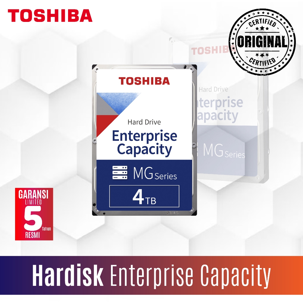 Toshiba MG Enterprise - Hardisk SAS Server 4TB