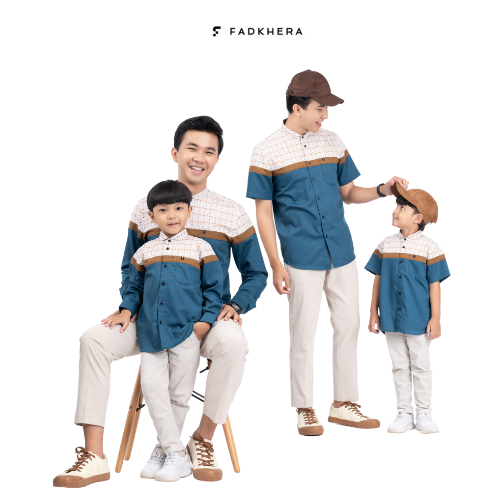 Fadkhera Aqsa Baju Koko Pria Cuople Father & Son