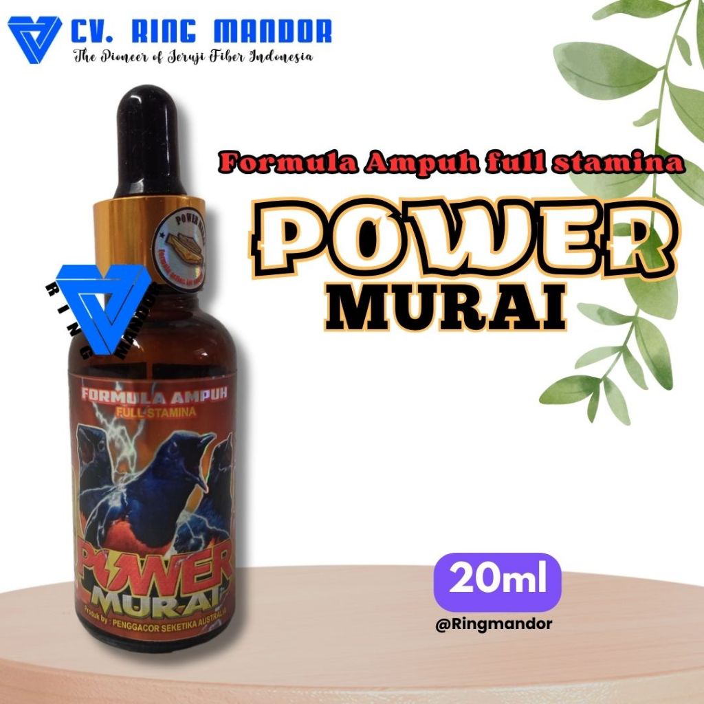 POWER MURAI SUPLEMEN BURUNG/VITAMIN BURUNG