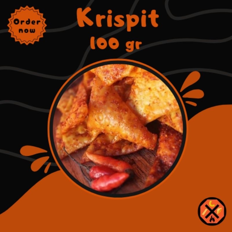 

KRIPSIT 100 gr // KERIPIK PANGSIT BUMBU BASAH // TERMURAH