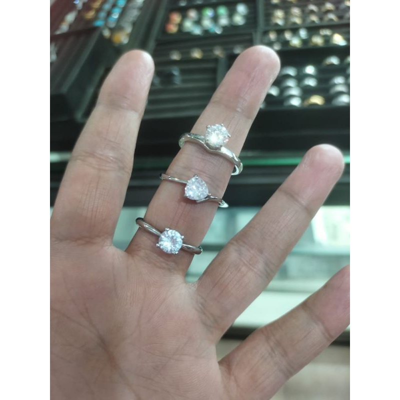 Cincin besi putih asli / cincin besi putih ambon
