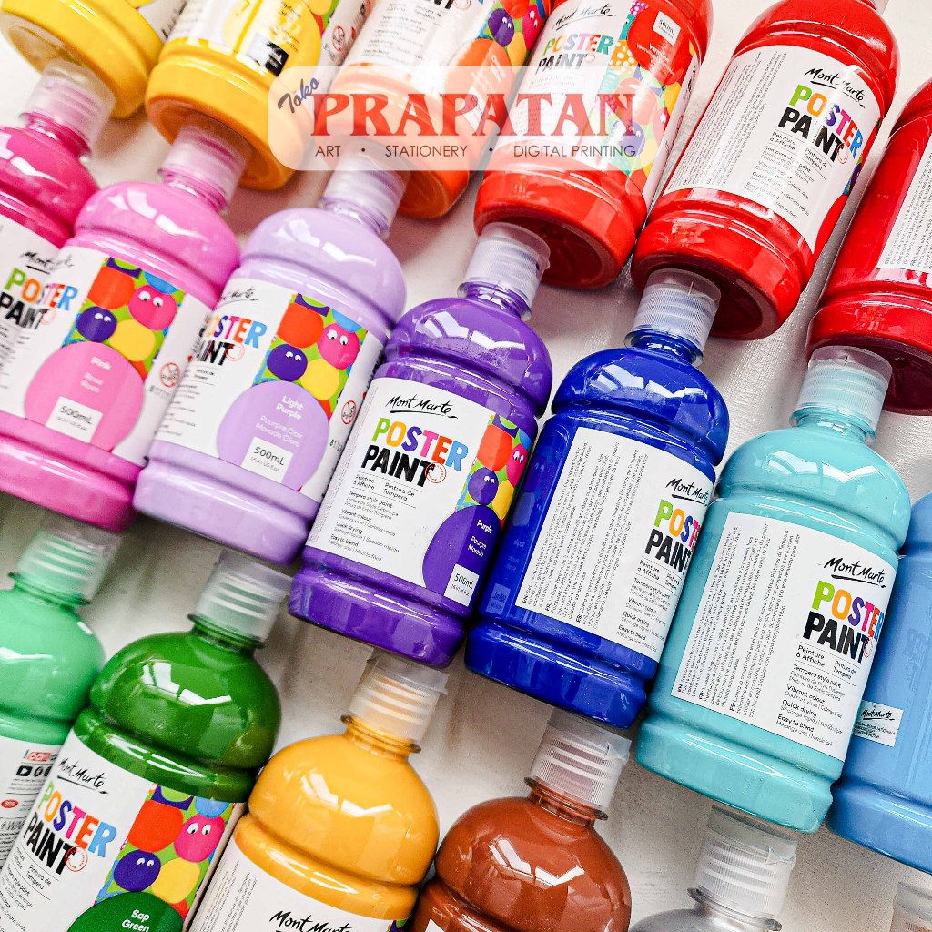 

mh Mont Marte Poster Paint ml Kids Washable Hand Painting Cat Poster