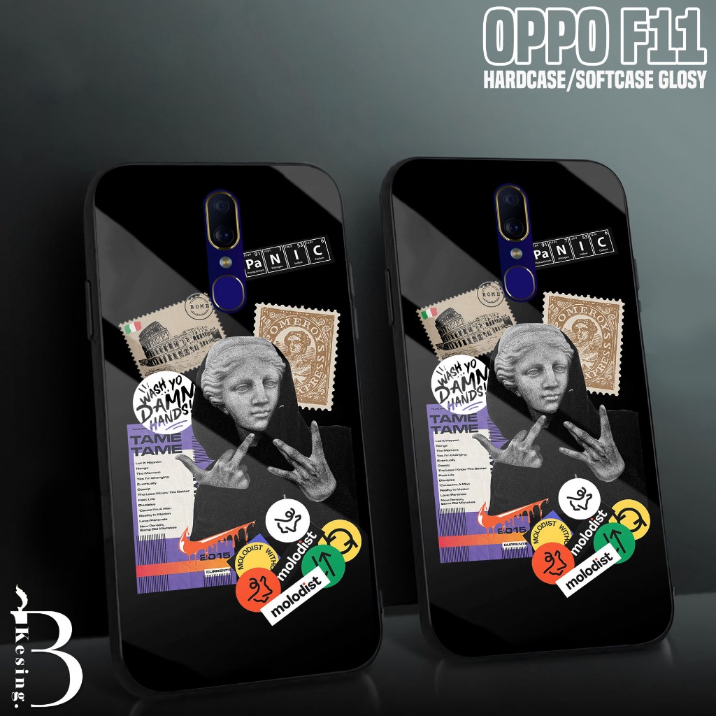 Case OPPO F11 - Casing Hp OPPO F11 Motif Estetik - Silikon Hp OPPO F11 - Kesing Hp - Softcase Kaca -