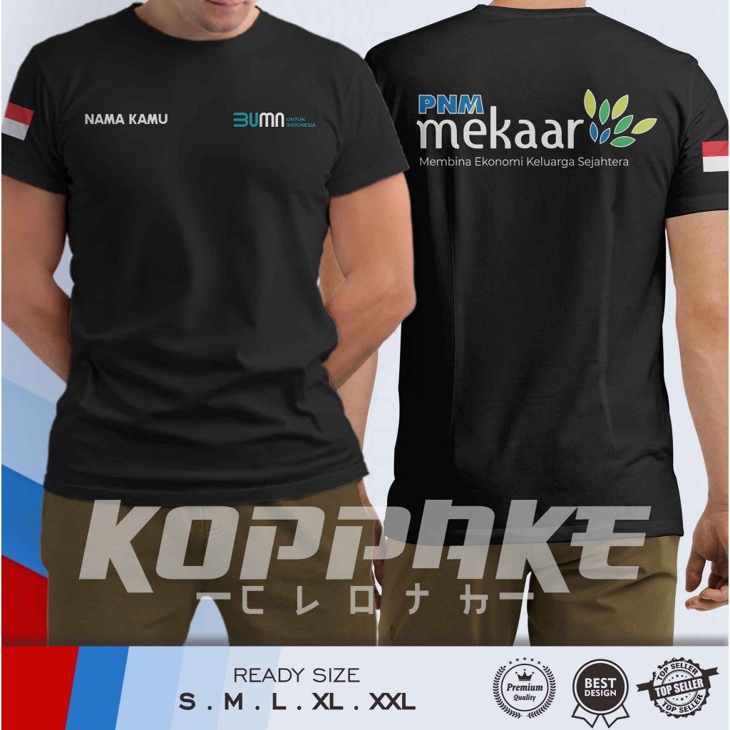 Kaos PNM MEKAAR Gratis Nama Kamu Baju Distro