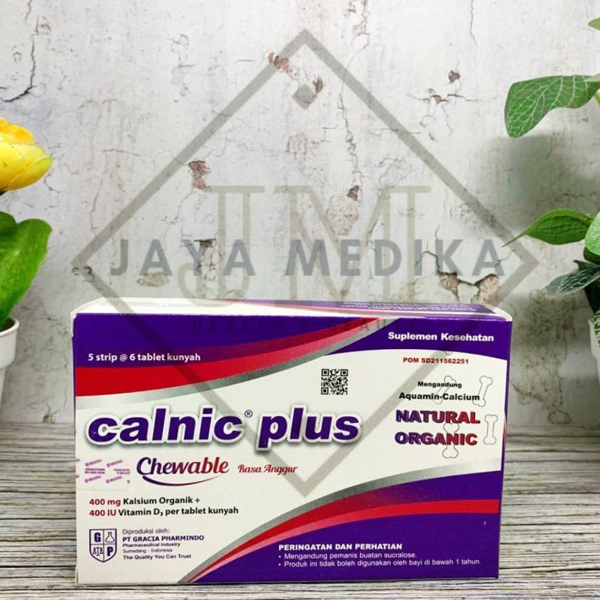 Calnic Plus Chewable Tablet rasa anggur