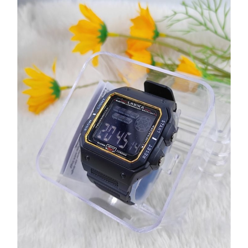 Jam tangan abg/dewasa lasika sporty original model segi
