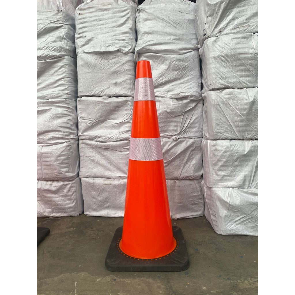 Traffic Safety Cone Rubber 90cm
