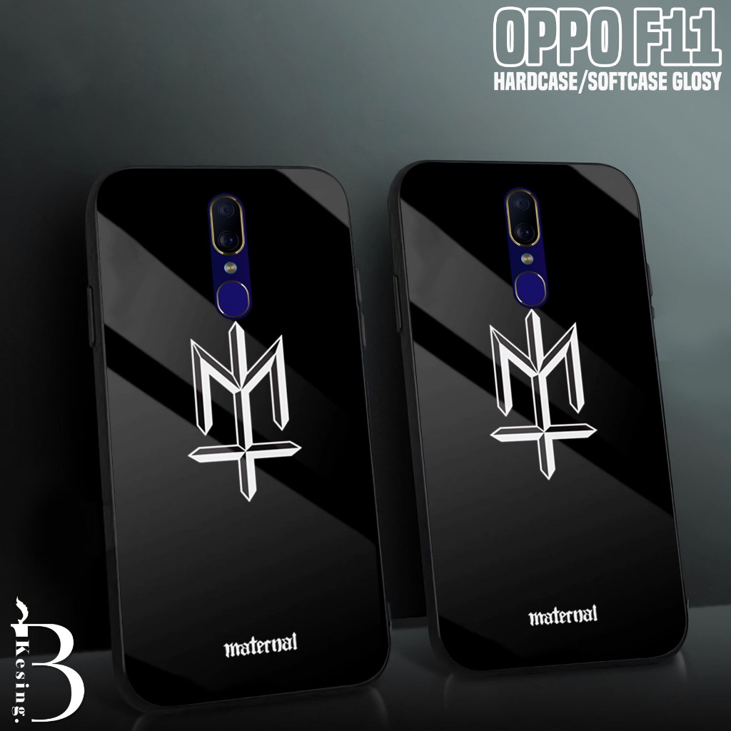 Case OPPO F11 - Casing Hp OPPO F11 Motif MTRNL - Silikon Hp OPPO F11 - Kesing Hp - Softcase Kaca - P