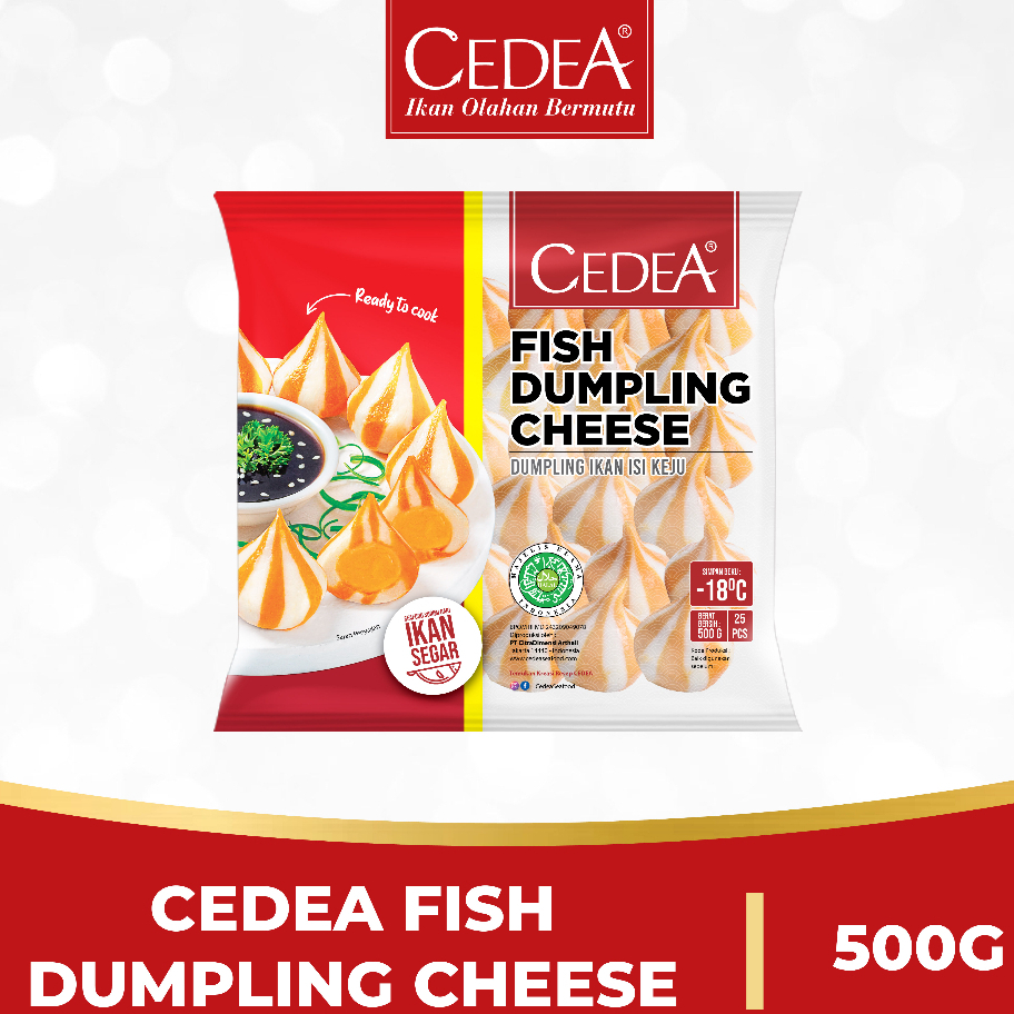 

CEDEA Dumpling Cheese/Keju 500gr Halal Enak Premium Creamy