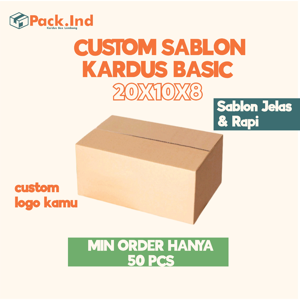 

(+SABLON) Kardus Basic ukuran 20x10x8 | Kardus Packing | Box Kardus | Kardus Custom | Cetak Kardus Corrugated | Kardus Parfume