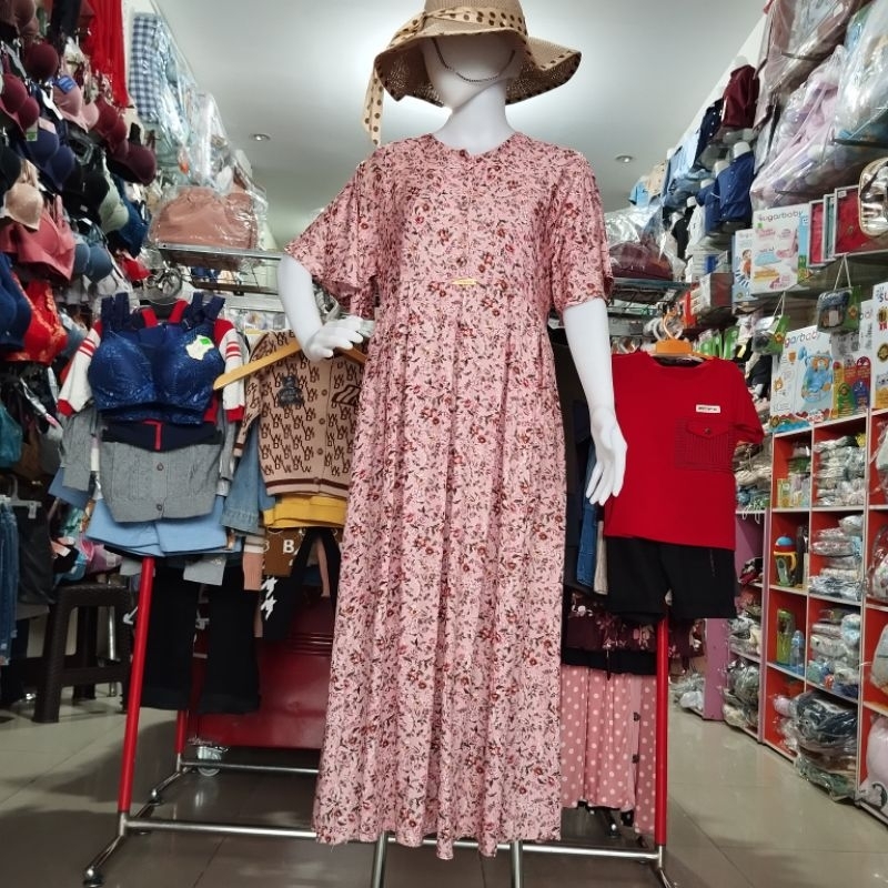 daster zaara batik model leona lengan pendek