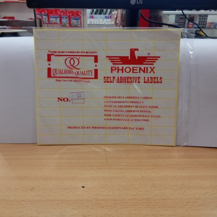 

Stiker Label Nama / Label Harga No.123 Phoenix