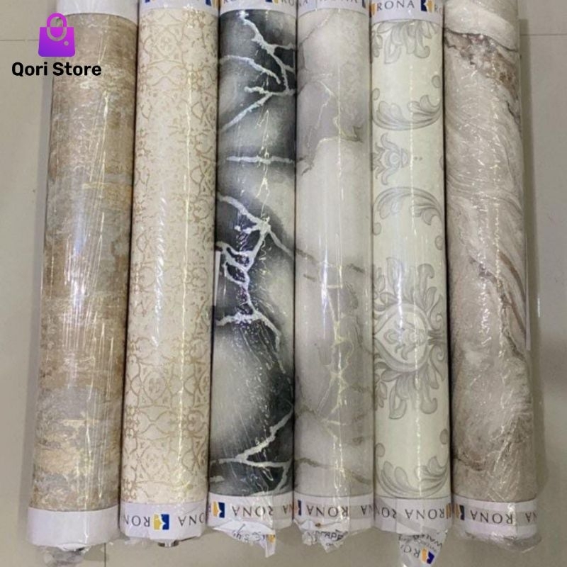 Qori Store - Wallpaper Premium Galaxy Uk 53cm*10M / Wallpaper Dinding Premium / Wallpaper Linen Prem