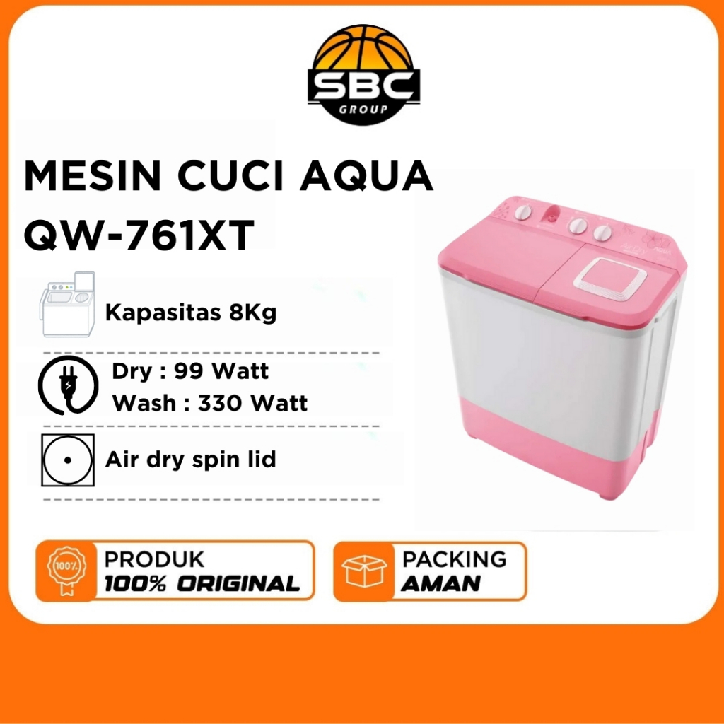 MESIN CUCI AQUA QW-761XT