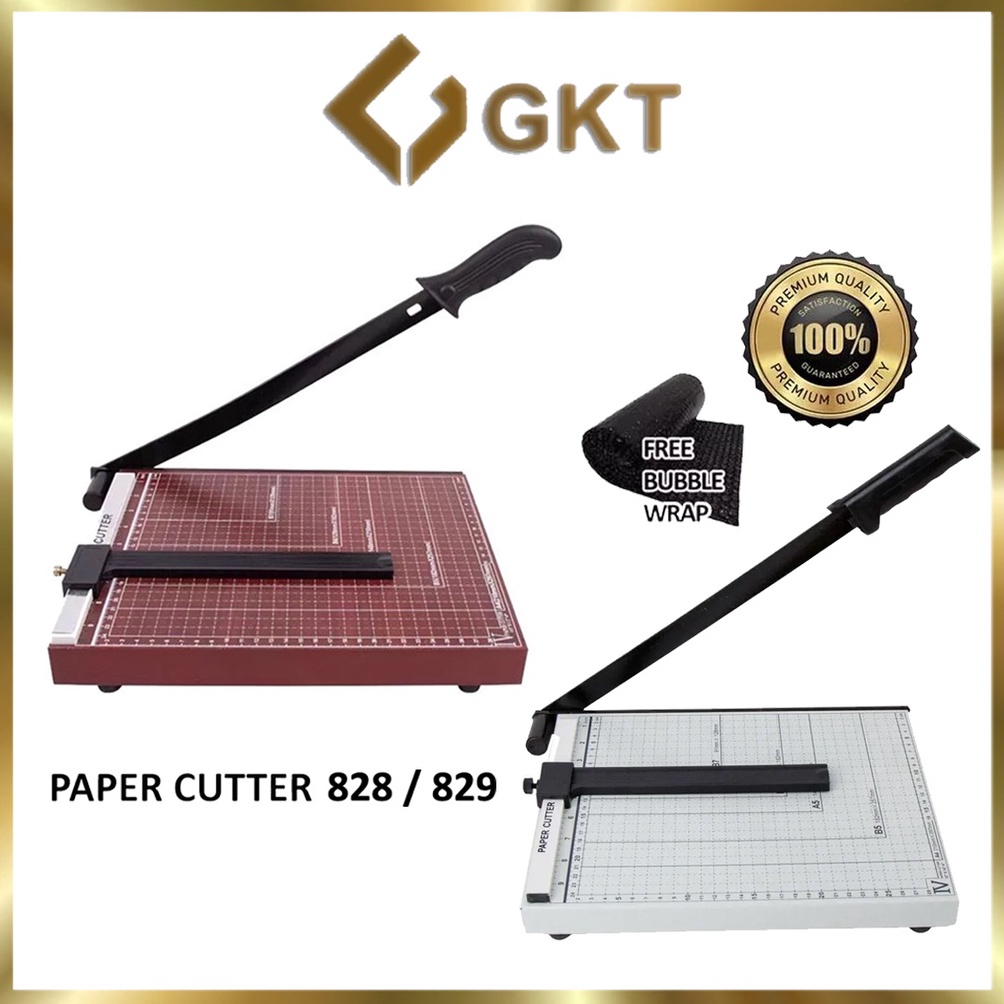 

KODE K1Z9 Paper Cutter B4 A4 A4 A5 BesiKayu Alat PotongMesin Pemotong Kertas HVS Sticker Dos PVC ID Card Yellow Board Art Paper Vinyl Bontax Camel Kertas Foto A4 Silky Glossy Photo