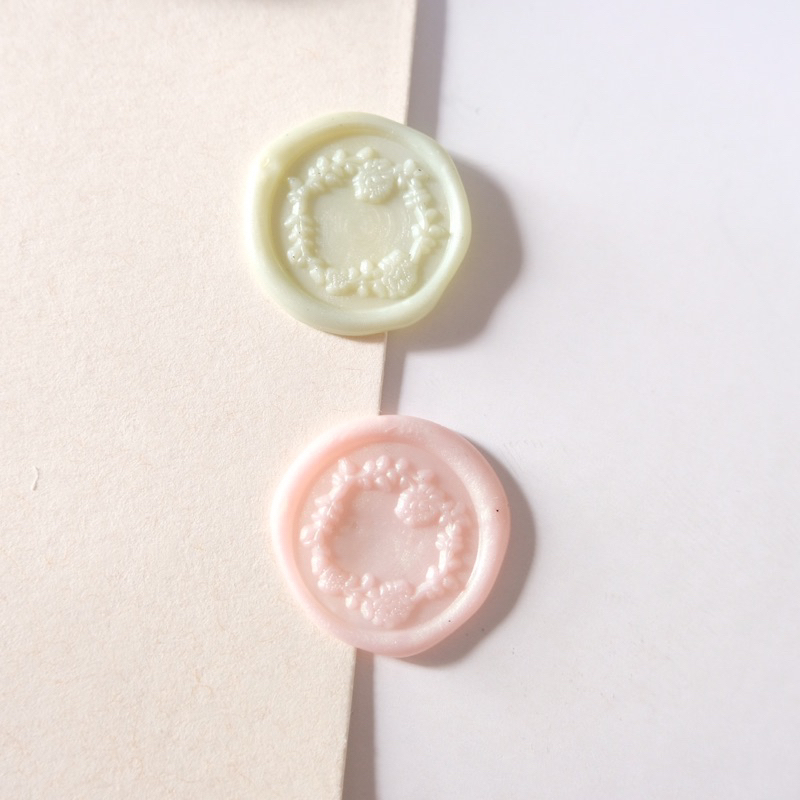 

Mini Flower Circle Wax Seal Wedding Stamp 1pc