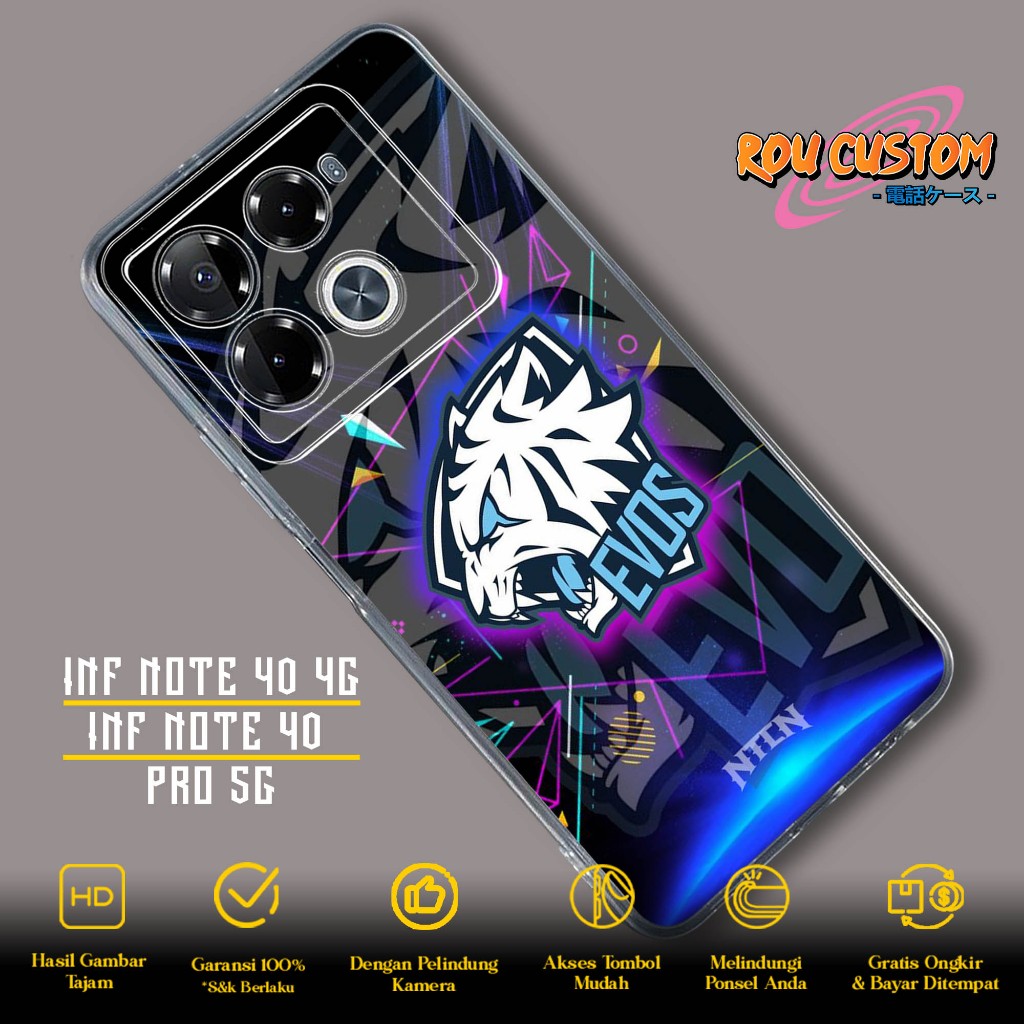 Case INFINIX NOTE 40 4G 40 PRO 5G TERBARU - Casing INFINIX NOTE 40 40 PRO 5G [ EVOS ] Silikon INFINI
