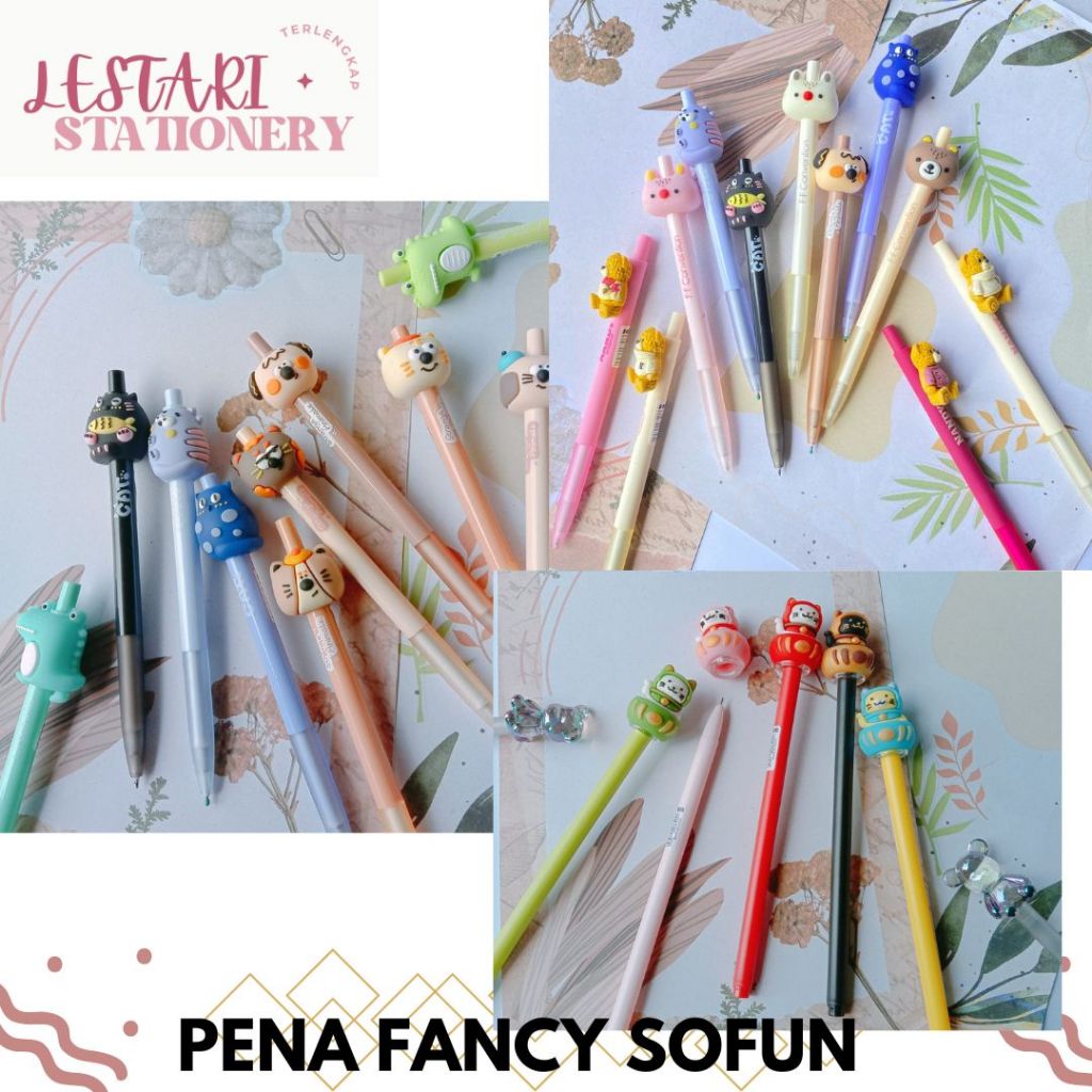 

Pena Fancy Karakter Cute Sofun Lestari Stationery