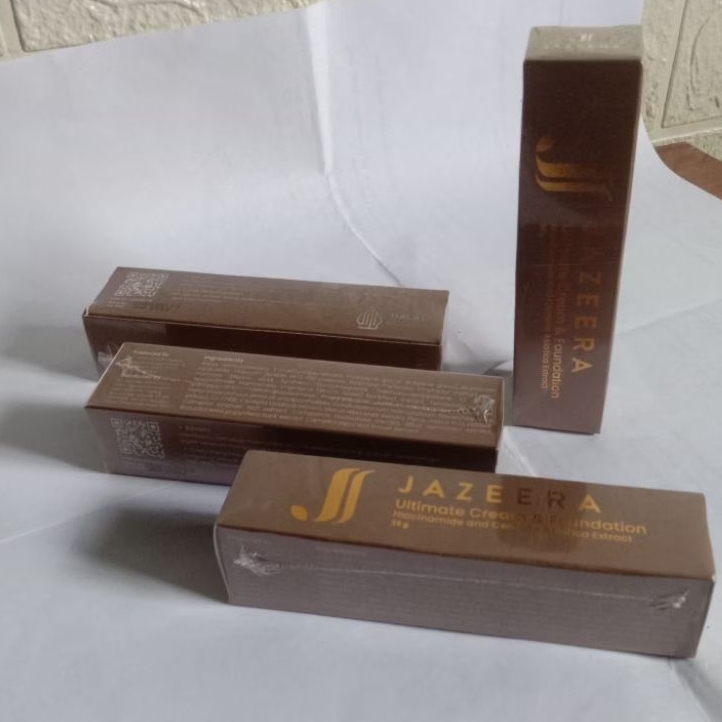 Ultimate cream and foundation by Jazeera original 35gr [BPOM]/Alas bedak Niacinamine skincare kosmet